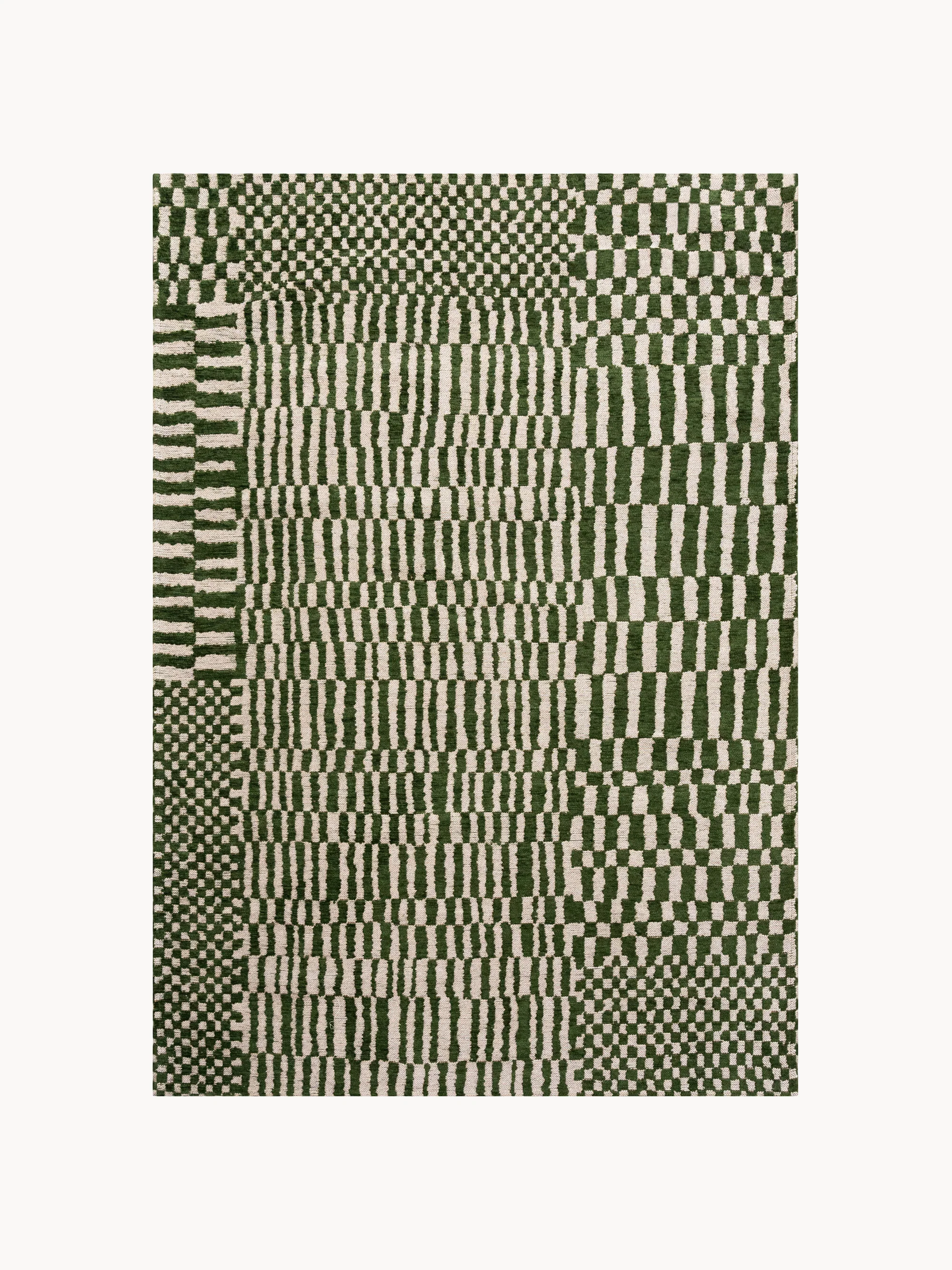 Waschbarer Indoor & Outdoor-Jacquard-Teppich Berber