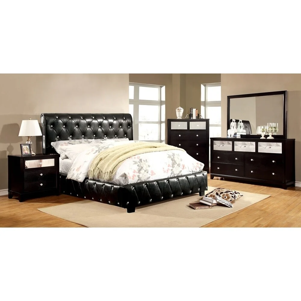 Williams Home Furnishing Julliard California King Bed in Black Finish