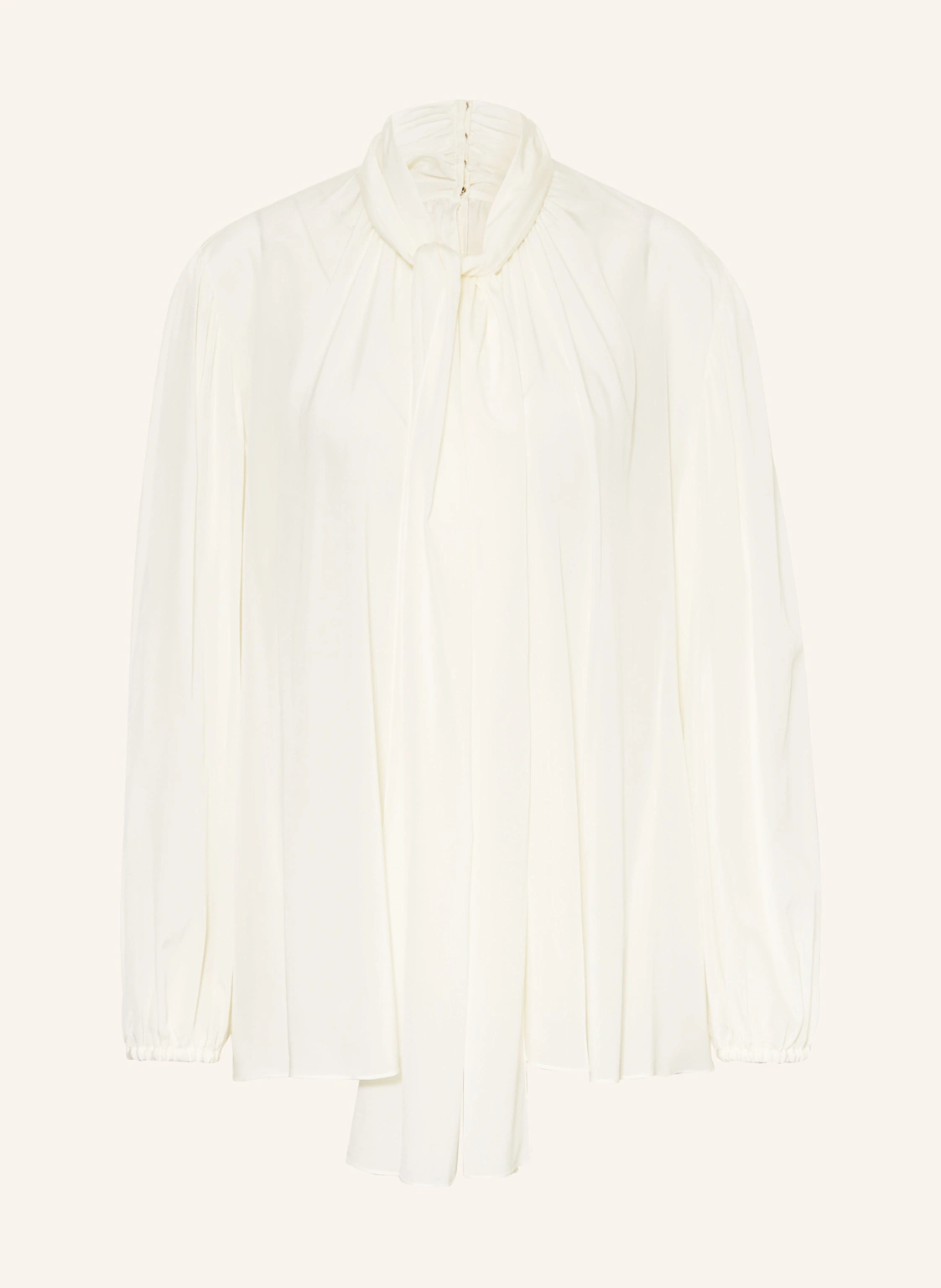 DOLCE & GABBANA Blusenshirt aus Seide mit Schluppe