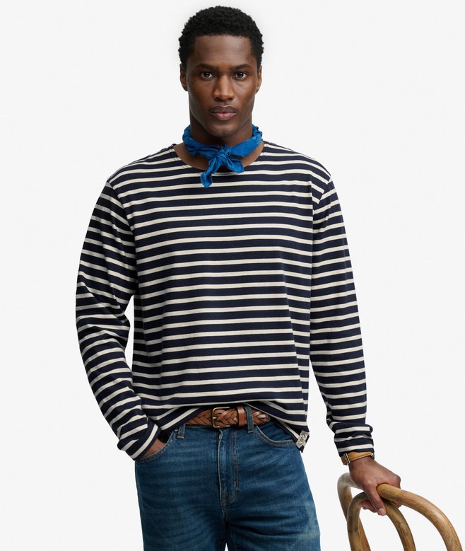 The Merchant Store - Stripe Long Sleeve Top