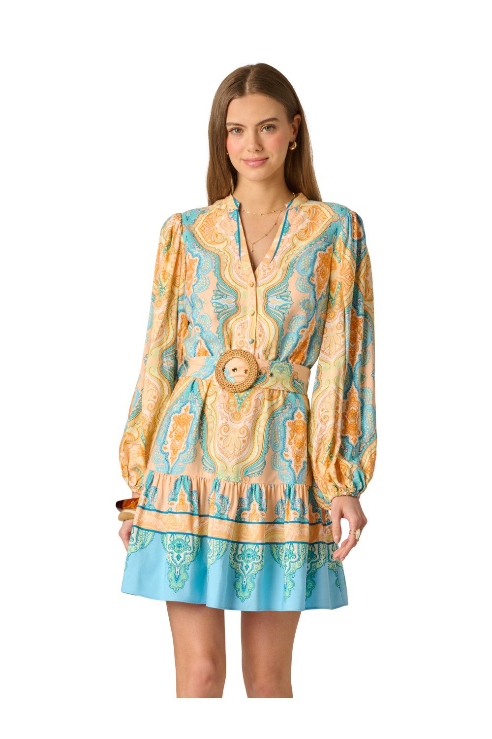 Adrianna Papell Printed Short Dress