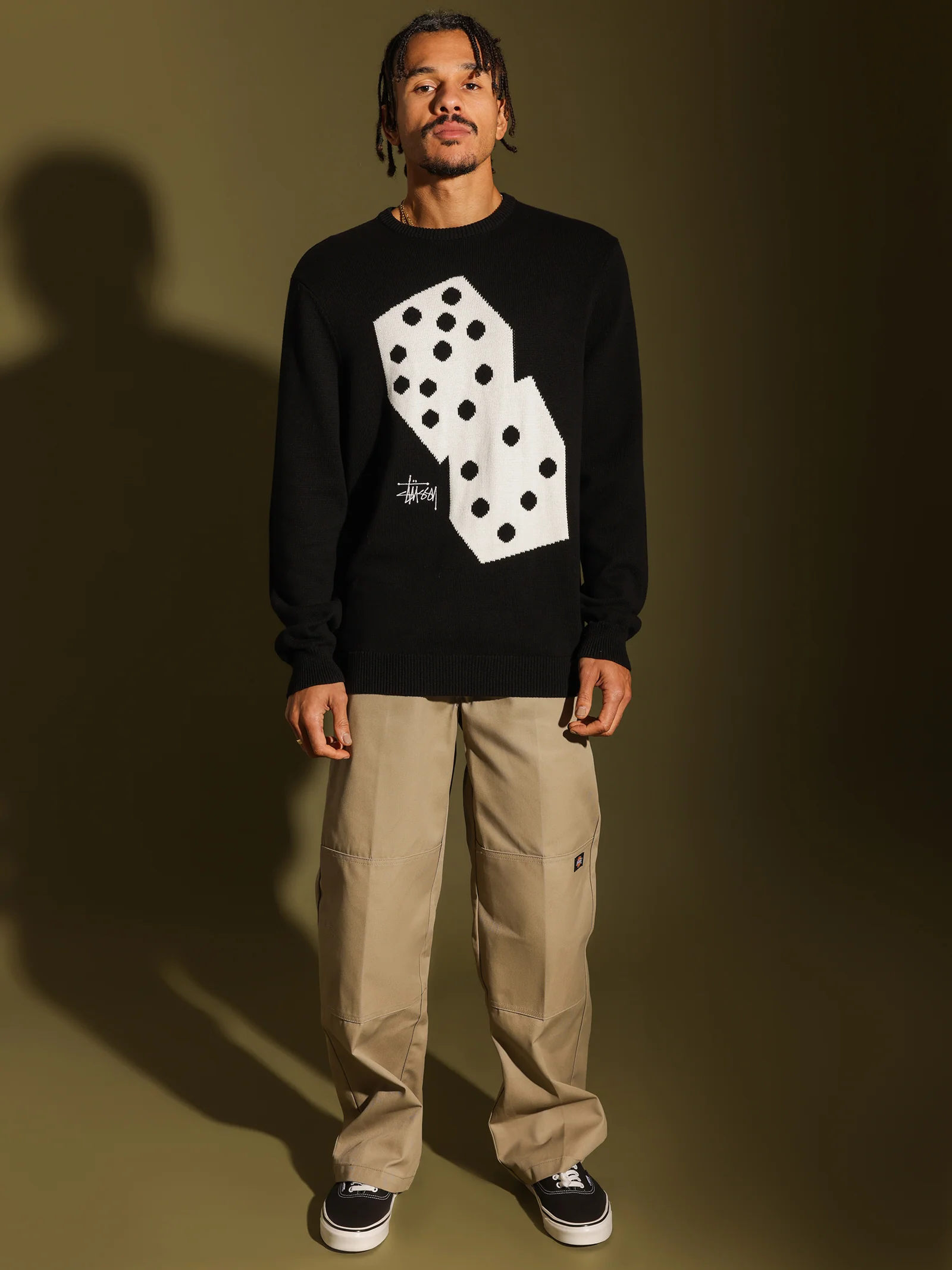 Dice Knit Crew