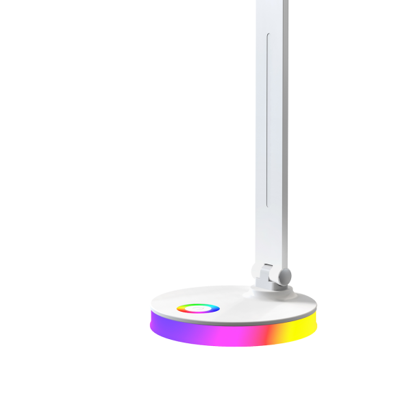 Lampka Biurkowa Bruno White 5W LED RGB do pokoju dziecięcego do nauki