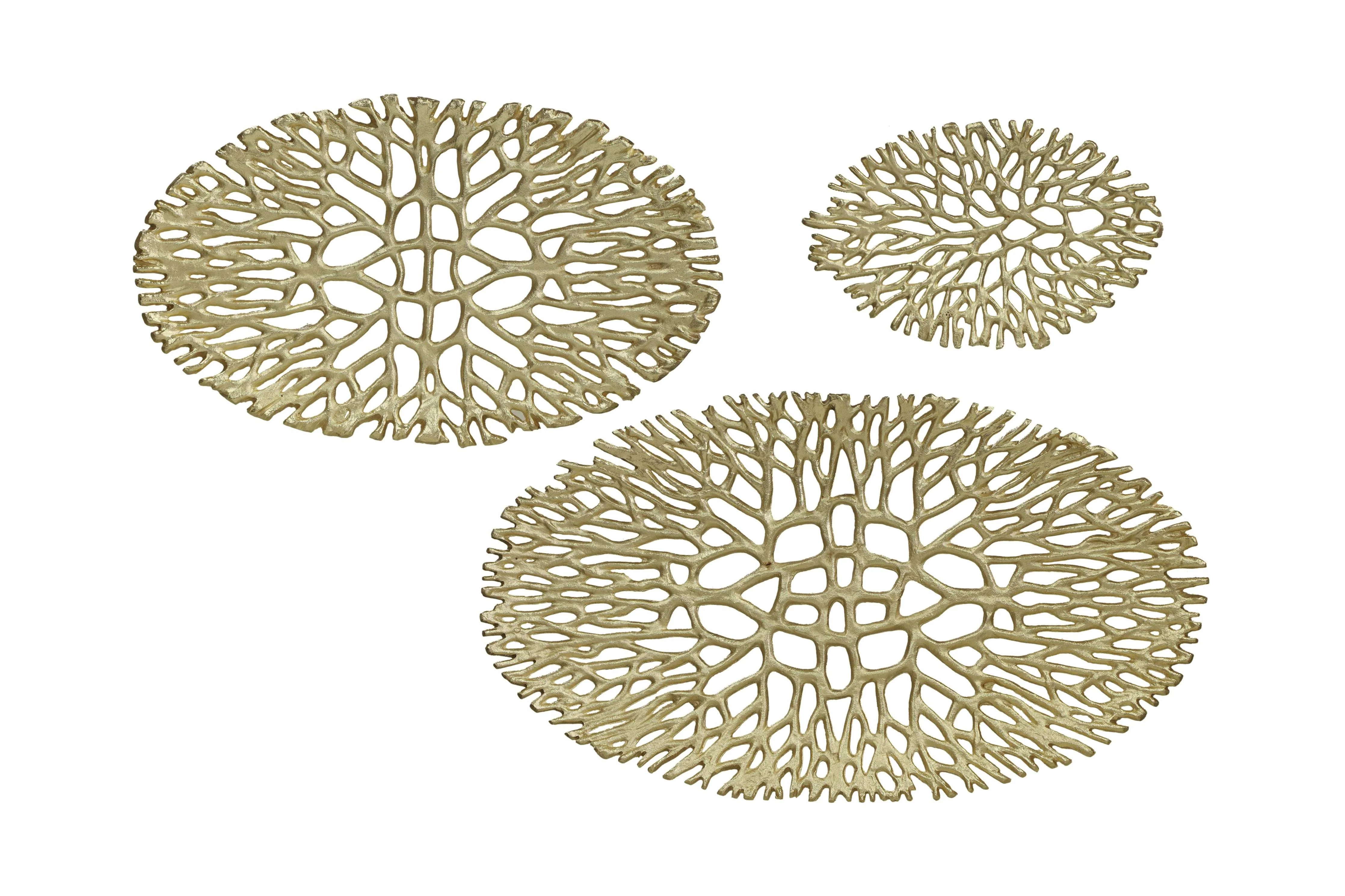 Set van 3 decoratieve plateaus Didier