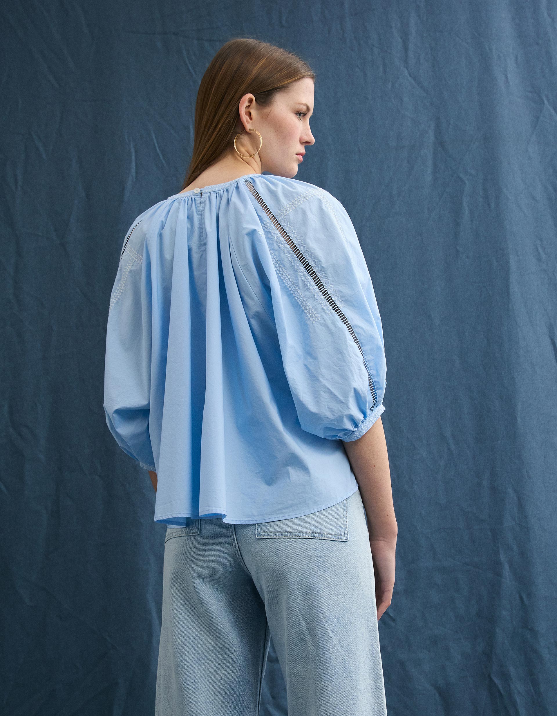 Blusa, Mulher, Azul