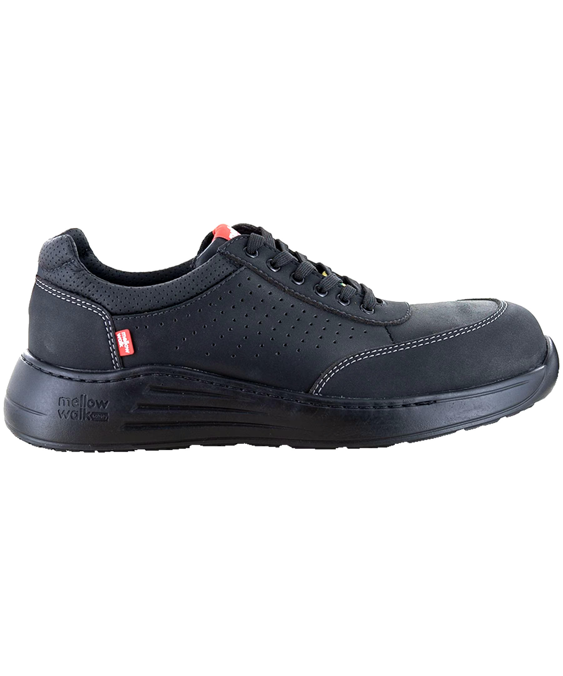 Mellow Walk Men's Motion Composite Toe Composite Plate SD Leather Lace Up Work Shoe