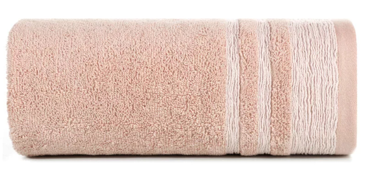 Ręcznik Mery 50x90 pudrowy róż 500 g/m2 frotte