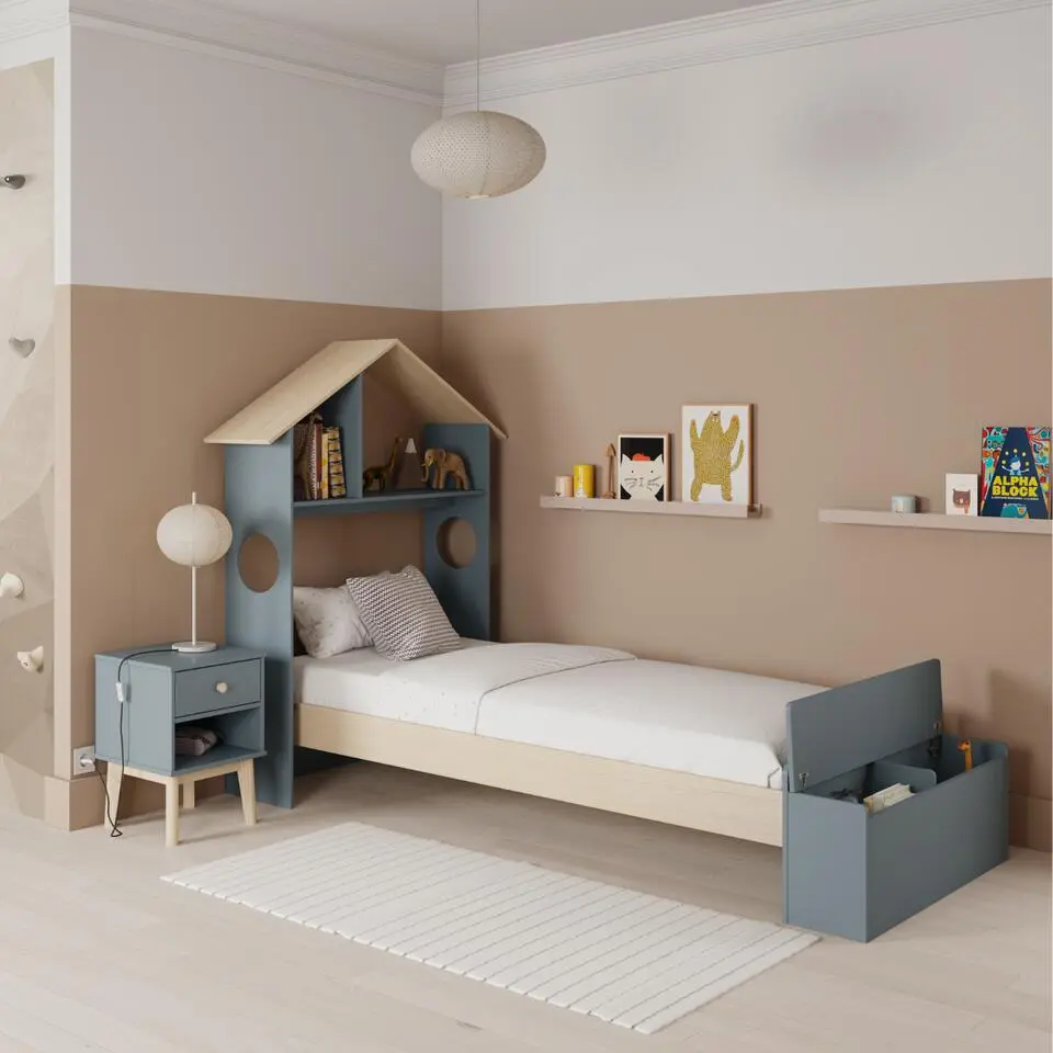 Calicosy - SIMON Tafel - Licht hout - 35x40x53,1 cm