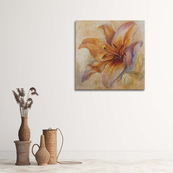 Feeby Obraz na płótnie Lilia wodna z bliska 30x30