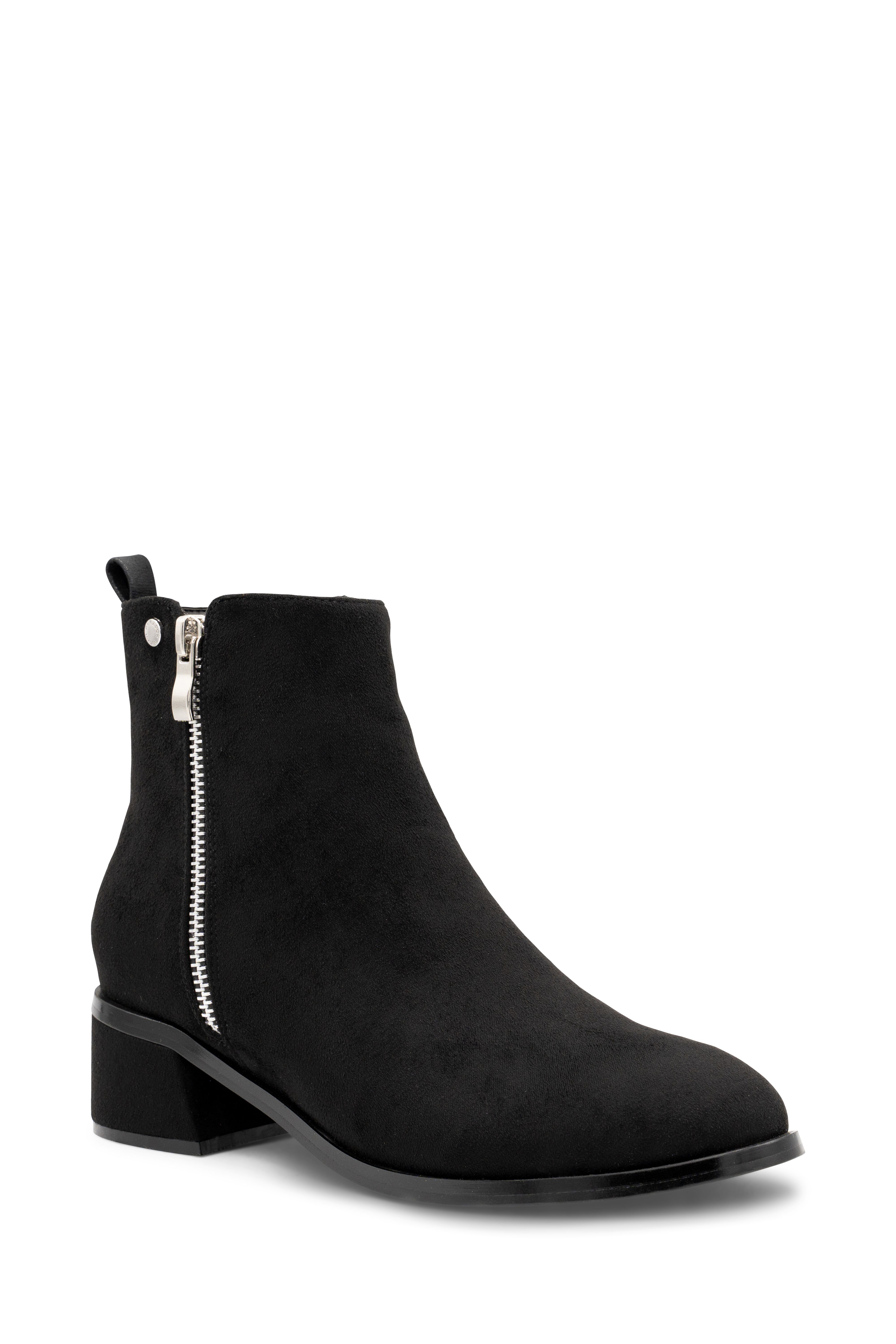 Paradox London Ainsley' Micro Suede Mid Block Ankle Boot