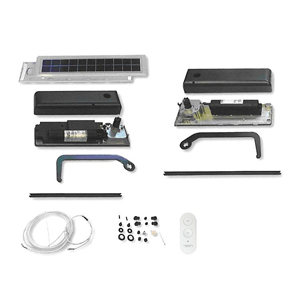 Moteur Solaire 2 Vantaux Kit Complet Pour Volet Battant Bubendorff