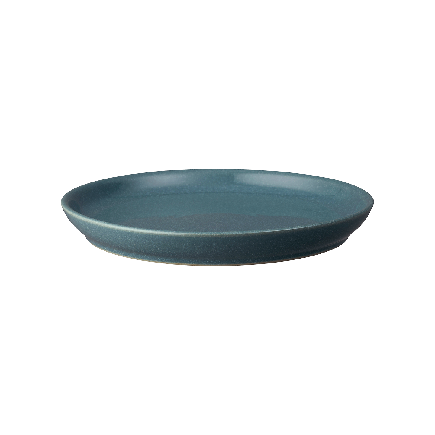 Elements Jade Dark Green Coupe Dinner Plates - Set Of 4