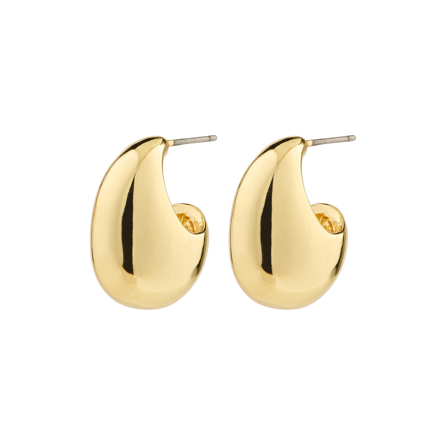 INTENT øreringe, gold plated
