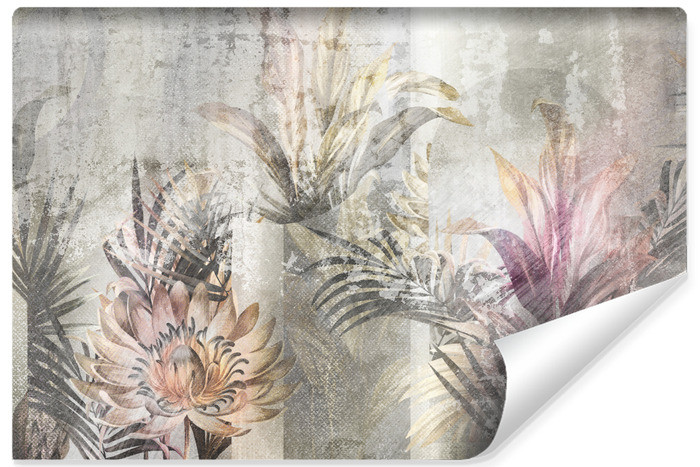 Fototapeta Tropikalne Liście Vintage 90x60cm
