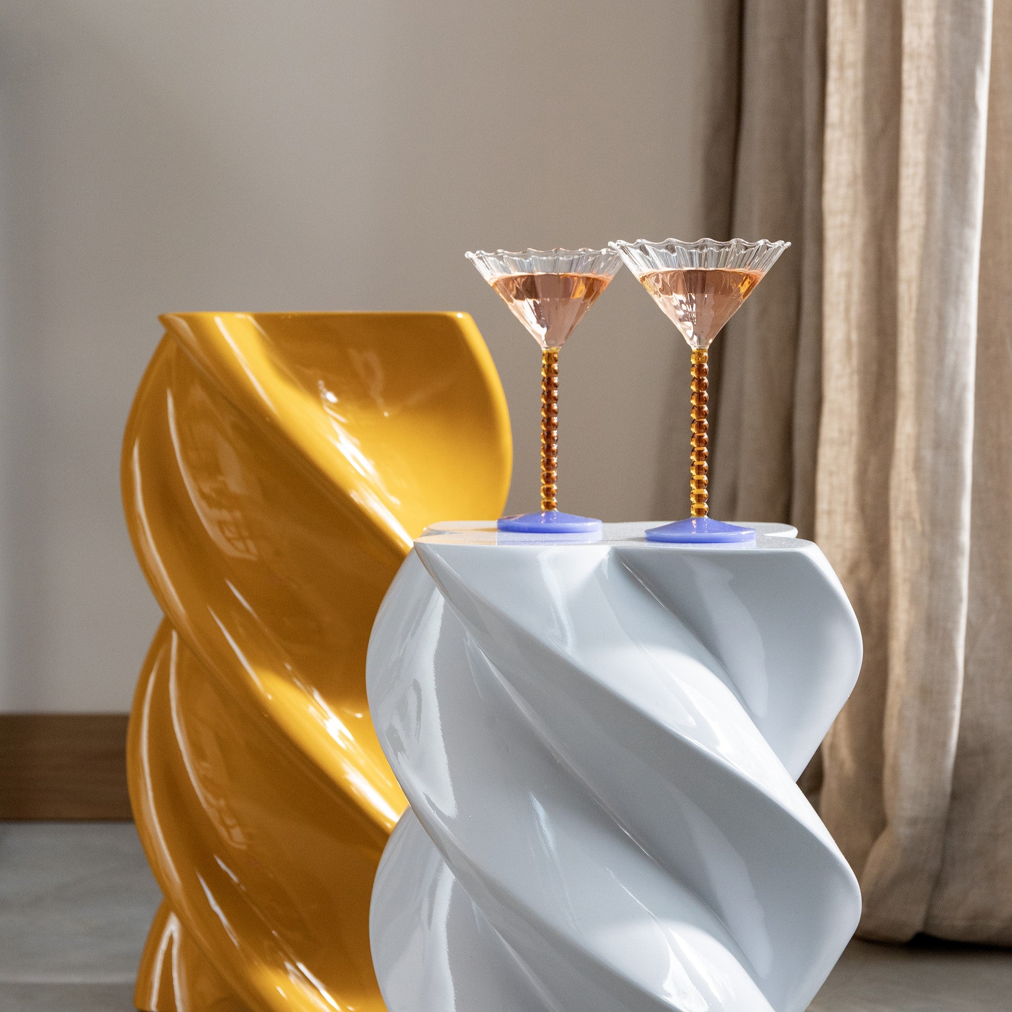 &k amsterdam Perle Coupe 2 st. - Amber