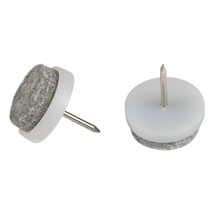 FILTKNOTTER M/STIFT HVIT Ø20 MM 24 STK