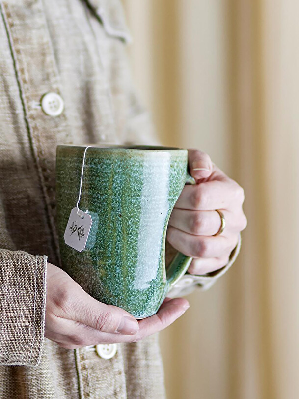 Mug aura gres vert - bloomingville vert