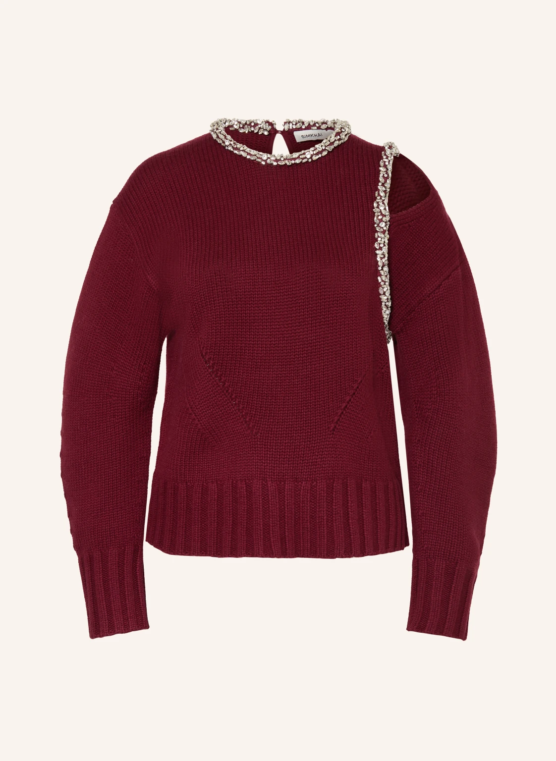 SIMKHAI Pullover MONROE mit Schmucksteinen