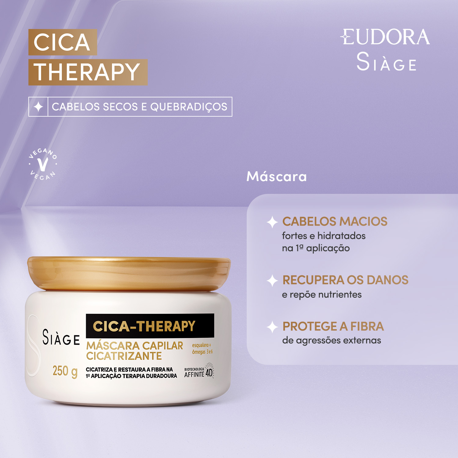 Eudora Siàge Cica Therapy               - Máscara Capilar 250g