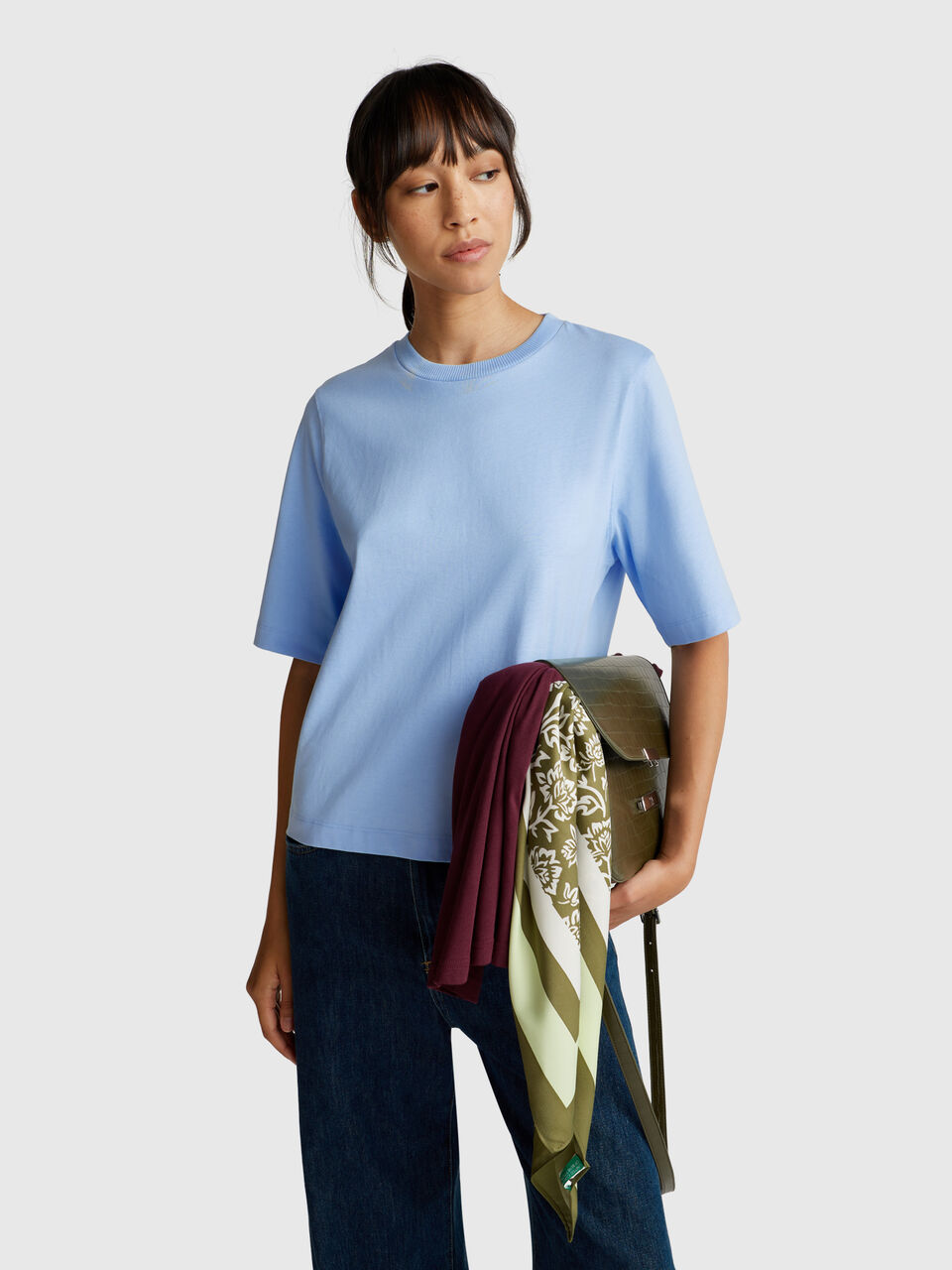 100% cotton boxy fit t-shirt