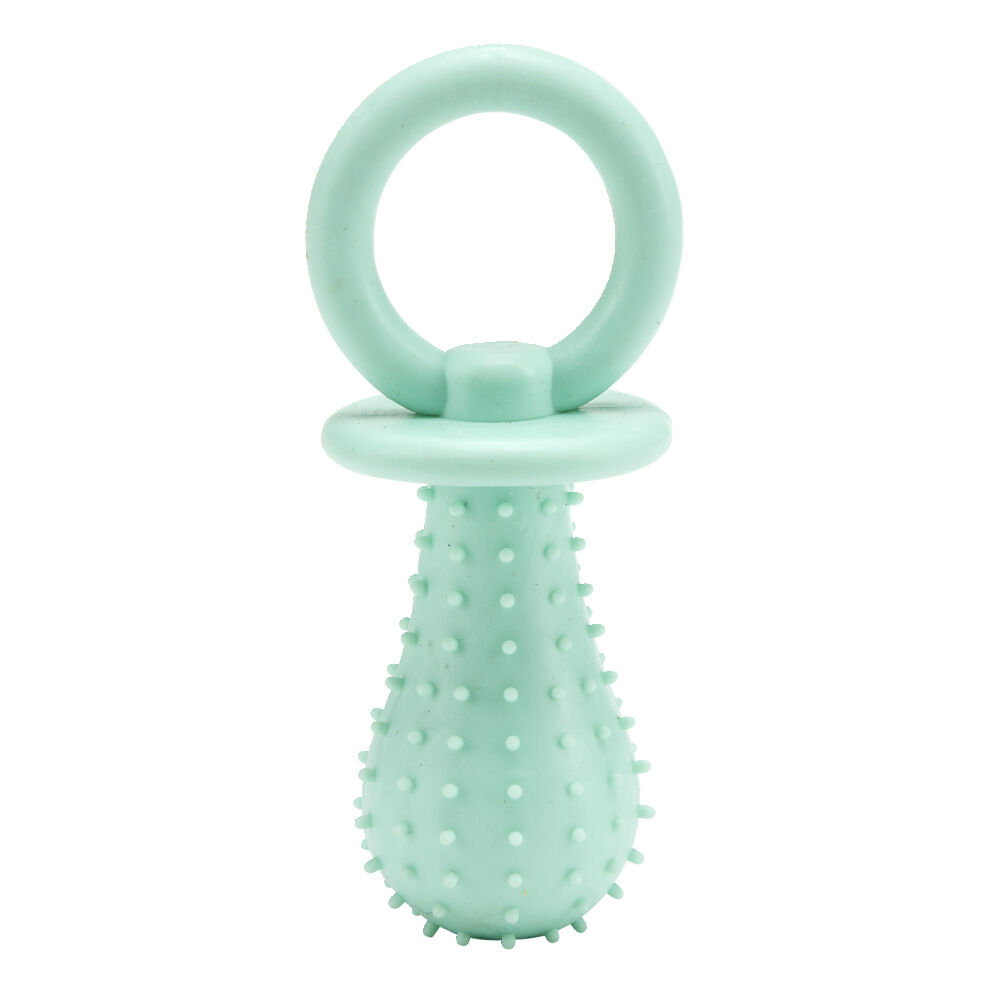 Jouet tétine pour animaux (2 modèles rose ou bleu)