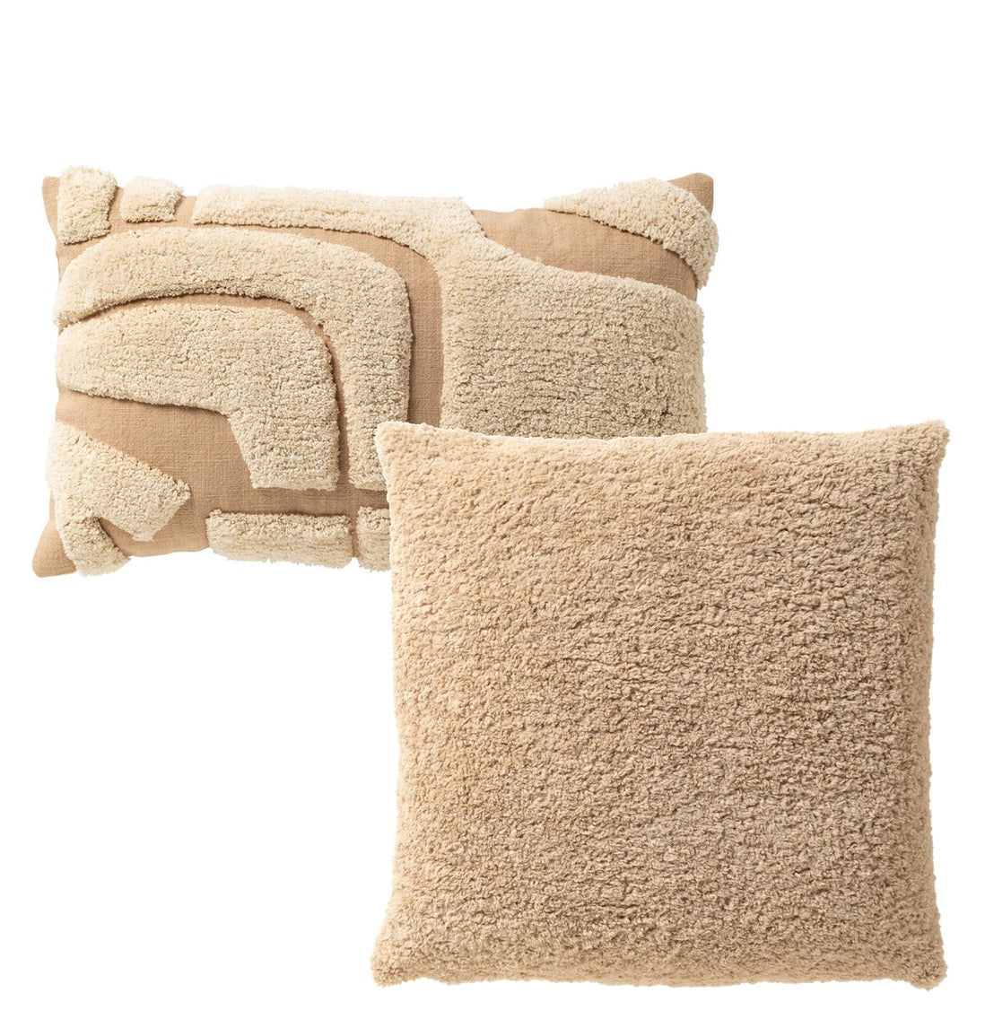 Dutch Decor set sierkussens - Milas en Cara - Beige
