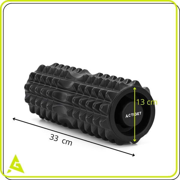 Roller fitness do masażu ciała Actiget masażer piankowy wałek średniotwardy