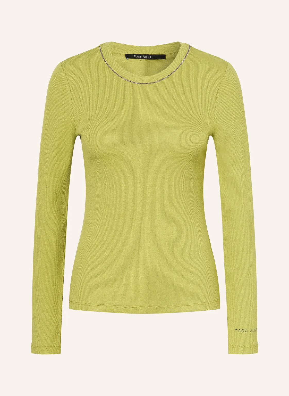 MARC AUREL Longsleeve mit Schmucksteinen