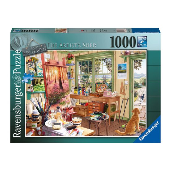 Ravensburger The Artist’s Shed Jigsaw Puzzle 1000 Pieces