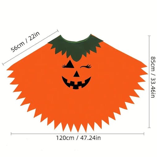 NNETM Pumpkin Costume Set Halloween Party Outfit