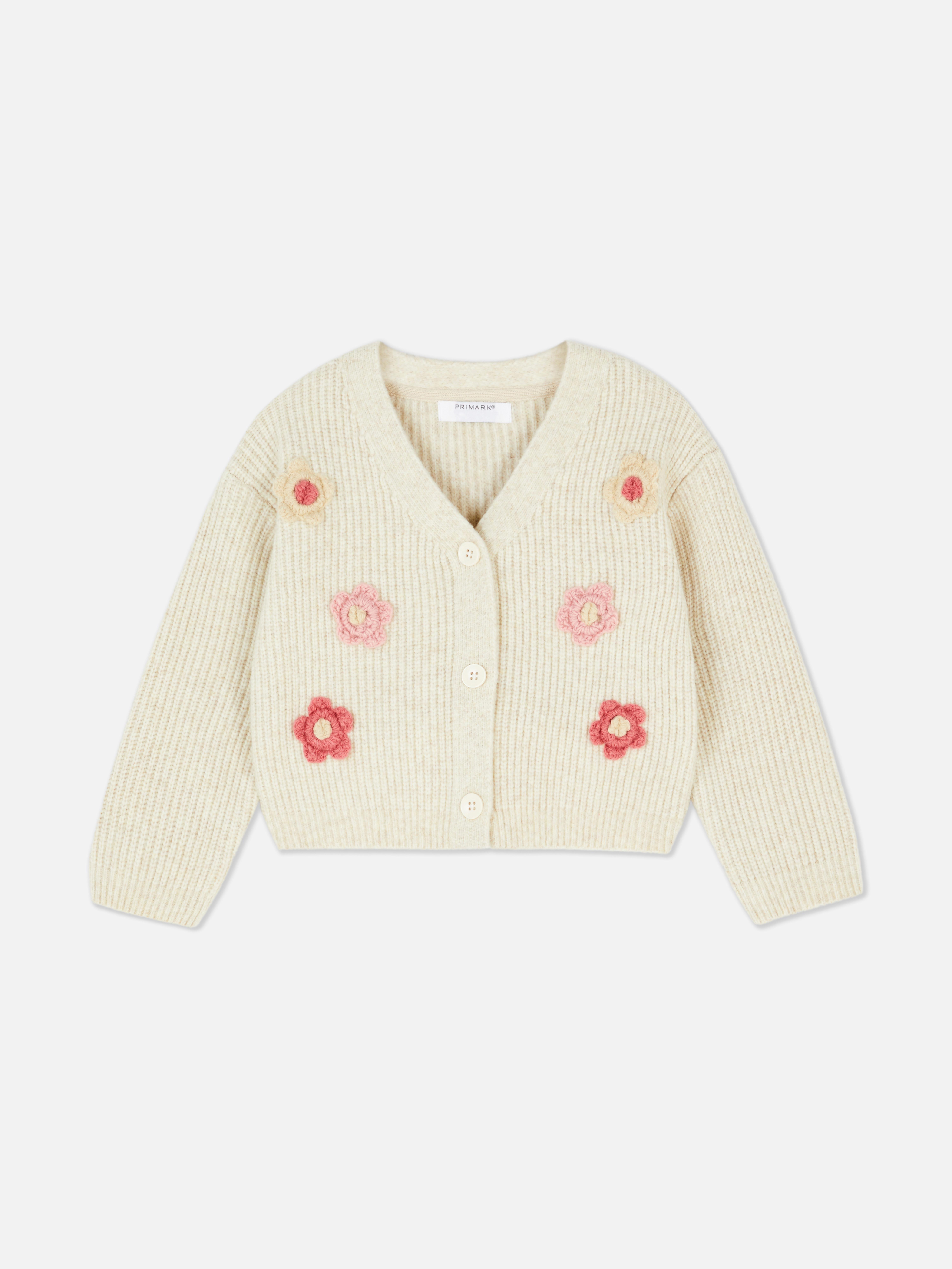1.5-8yrs | Floral V-Neck Cardigan
