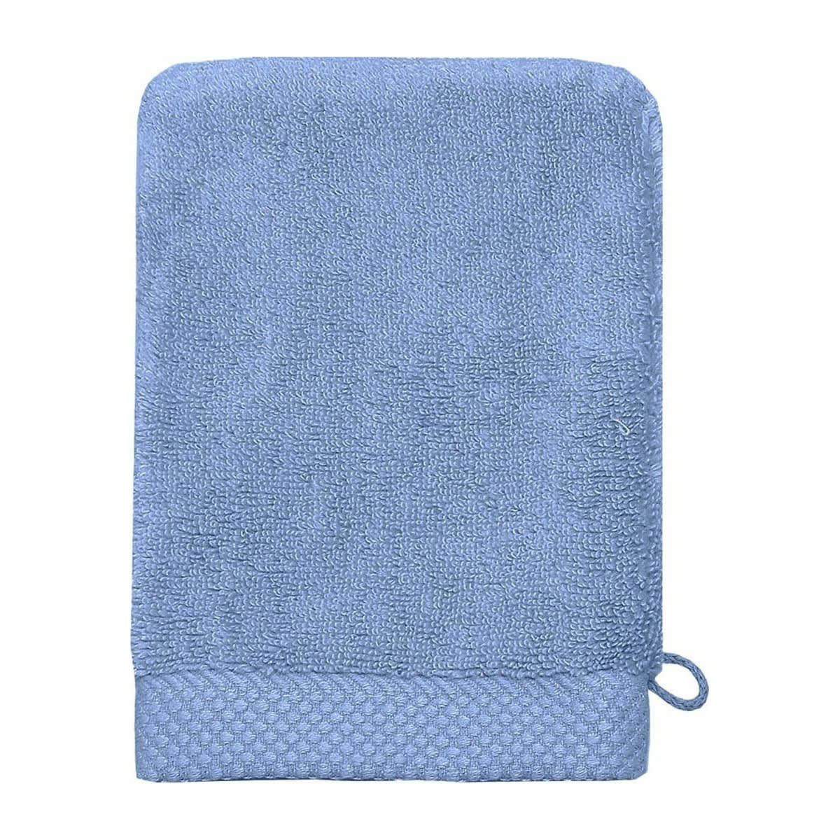 SENSOFT - 3 gants de toilette zéro twist 560gr/m²  cobalt 16x22 cm