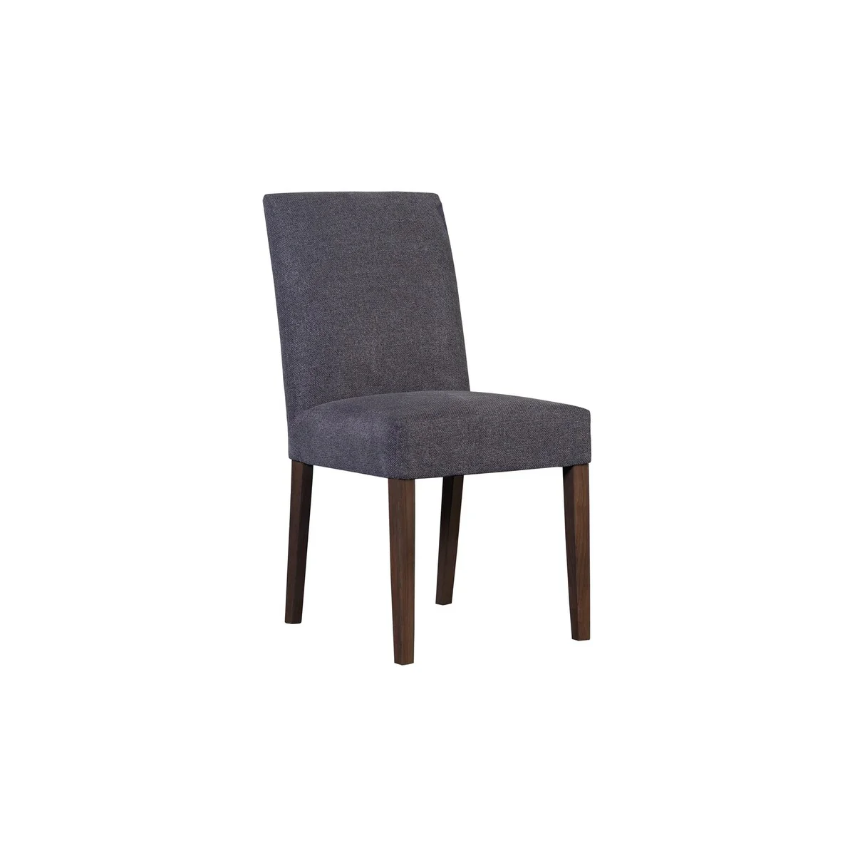 Porter Designs Enna Contemporary Cushioned Solid Wood Dining Chair, Gray