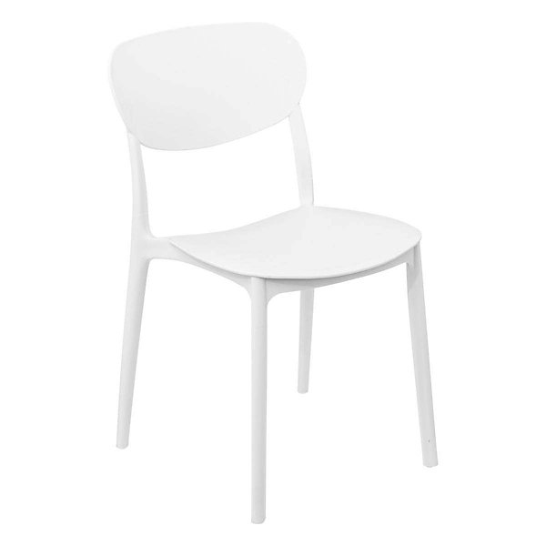 Chaise empilable plastique blanc Plasta - 5Five