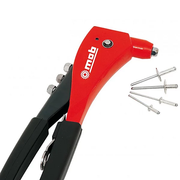 Coffret pince à riveter et 500 rivets corps alu &pointe acier - MOB