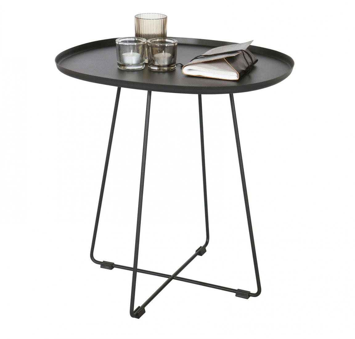 OTIS - Table basse en métal noir