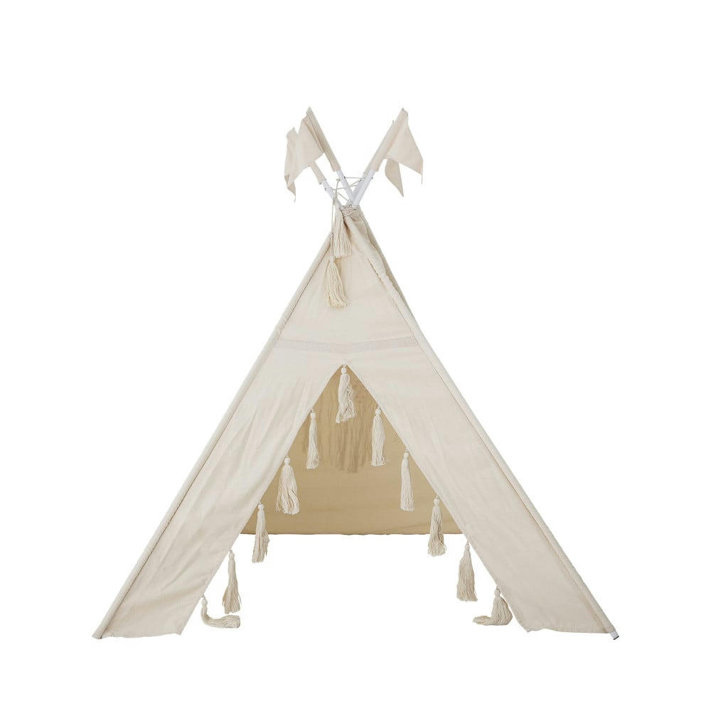 FARDIN - Tipi enfant en métal et tissu naturel