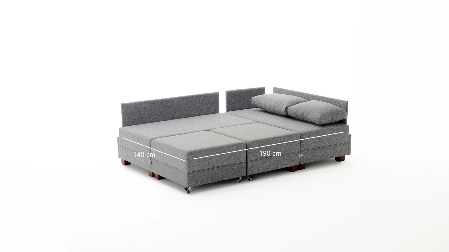 Hoekslaapbank Fly links