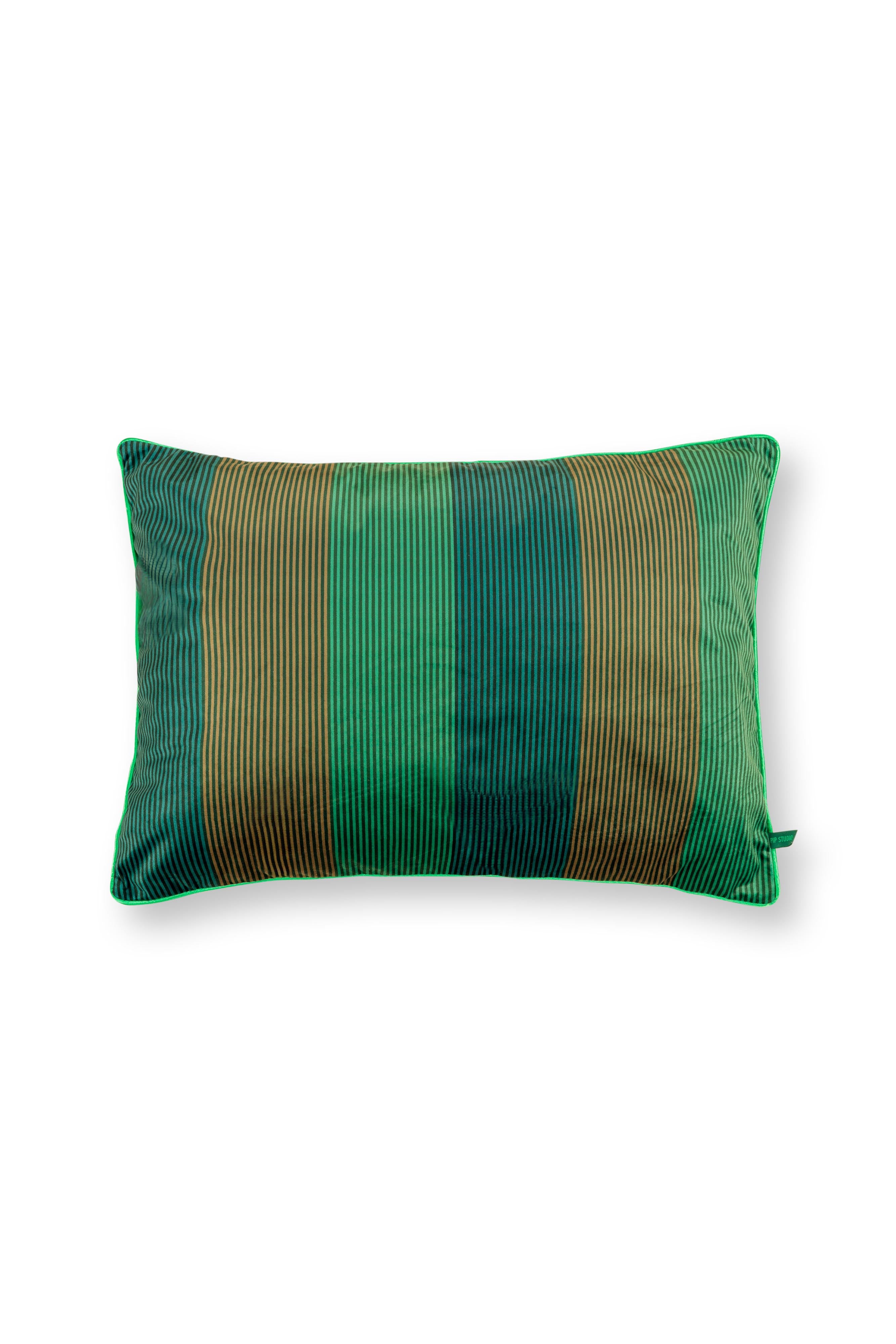 Pip Studio Sierkussen Multi Stripe - Groen - 50x70cm