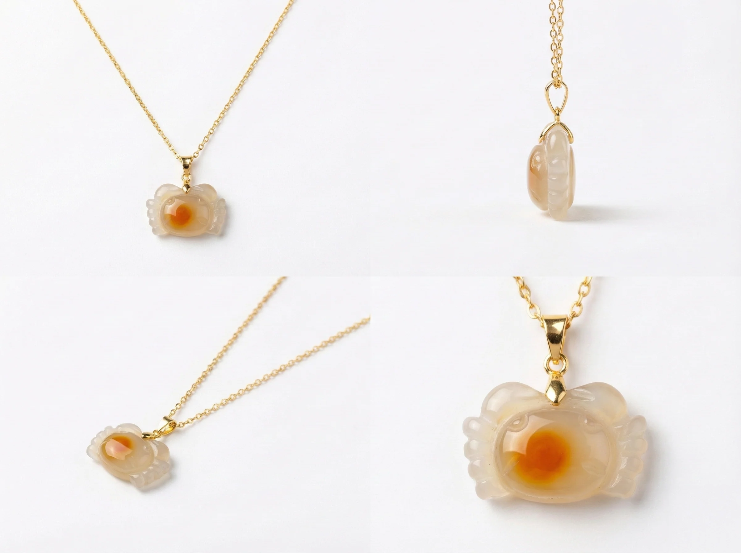 Zodiac collection | Cancer — Jade Stone Necklace