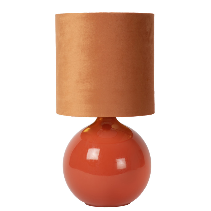 Lampe de table Esterad orange E14 40 W LUCIDE