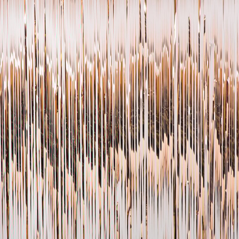 Backdrop - ros&eacute;goudkleurig - 180x200 cm