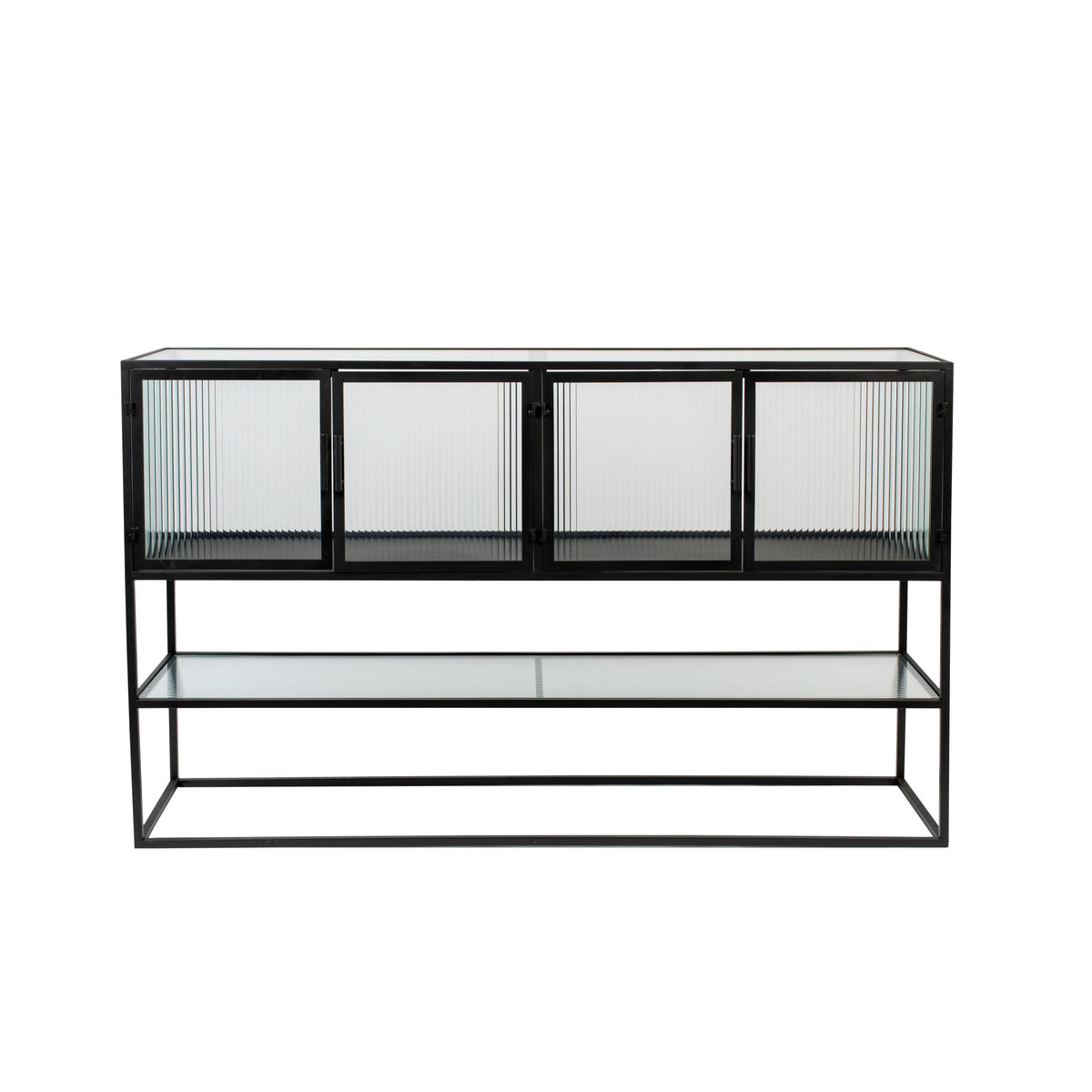 Dutchbone Boli Dressoir Hoog Metaal Zwart