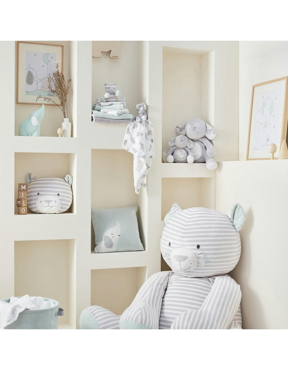 - Coussin Jacquard BIO Anna & Milo