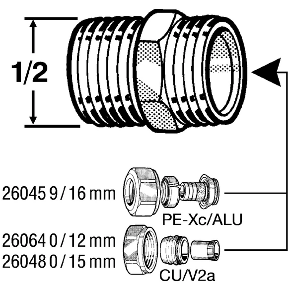Schraubsystem, Messing