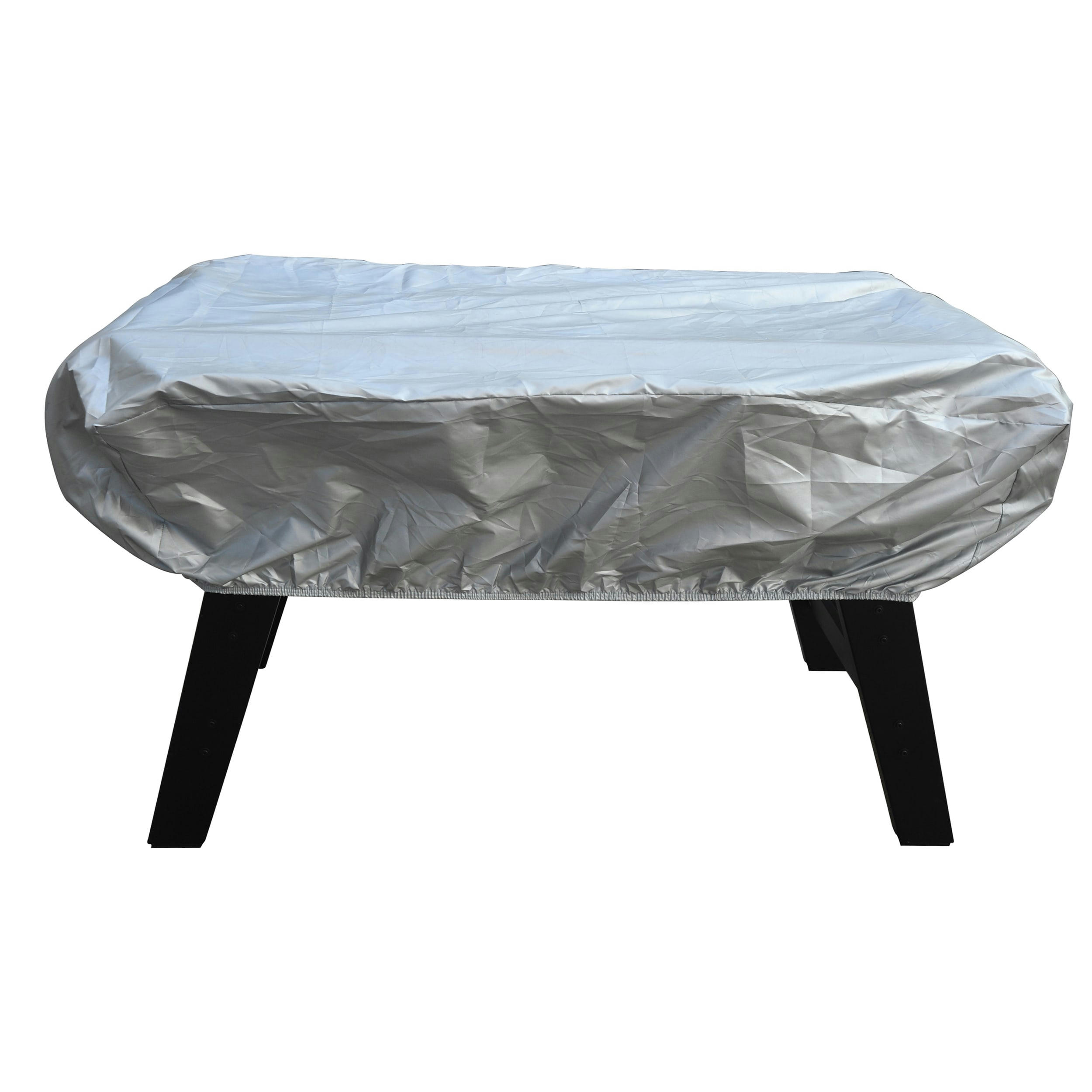 ANDY - Housse baby foot grise en plastique avec élastique