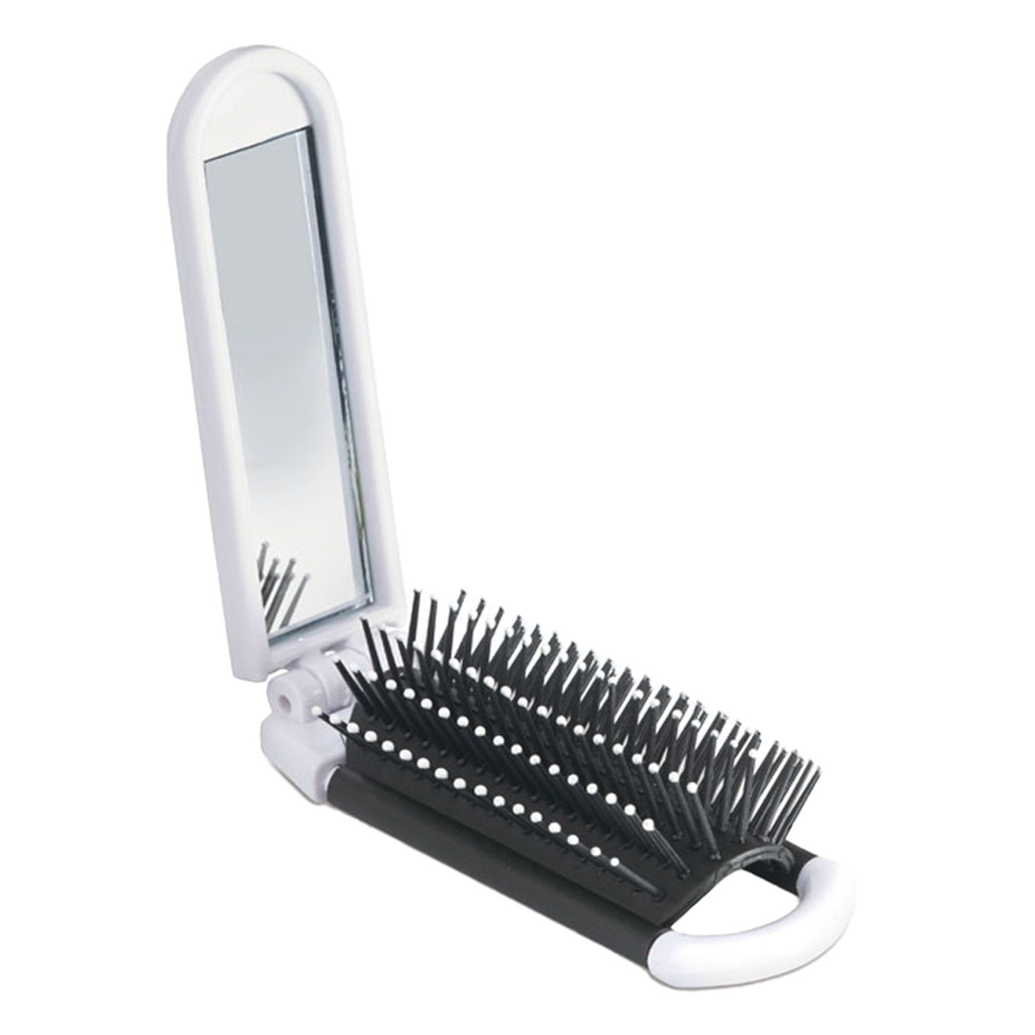 MidOcean Always Foldable Hairbrush With Mirror