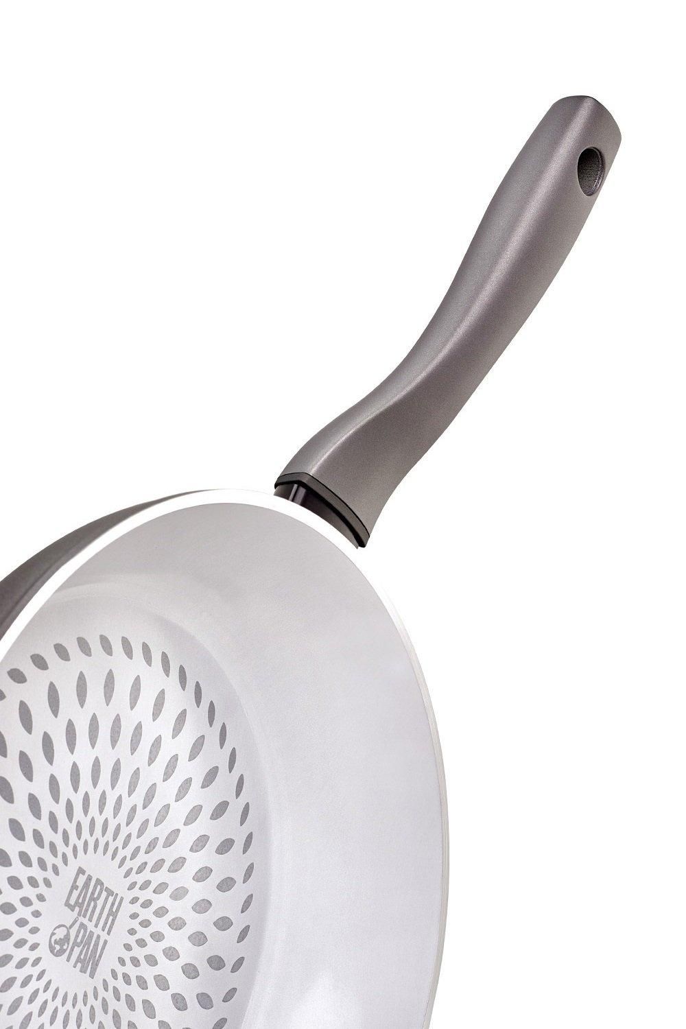 Prestige Prestige Earth Pan Ceramic Non Stick Frying Pan 28cm with Lid - Grey