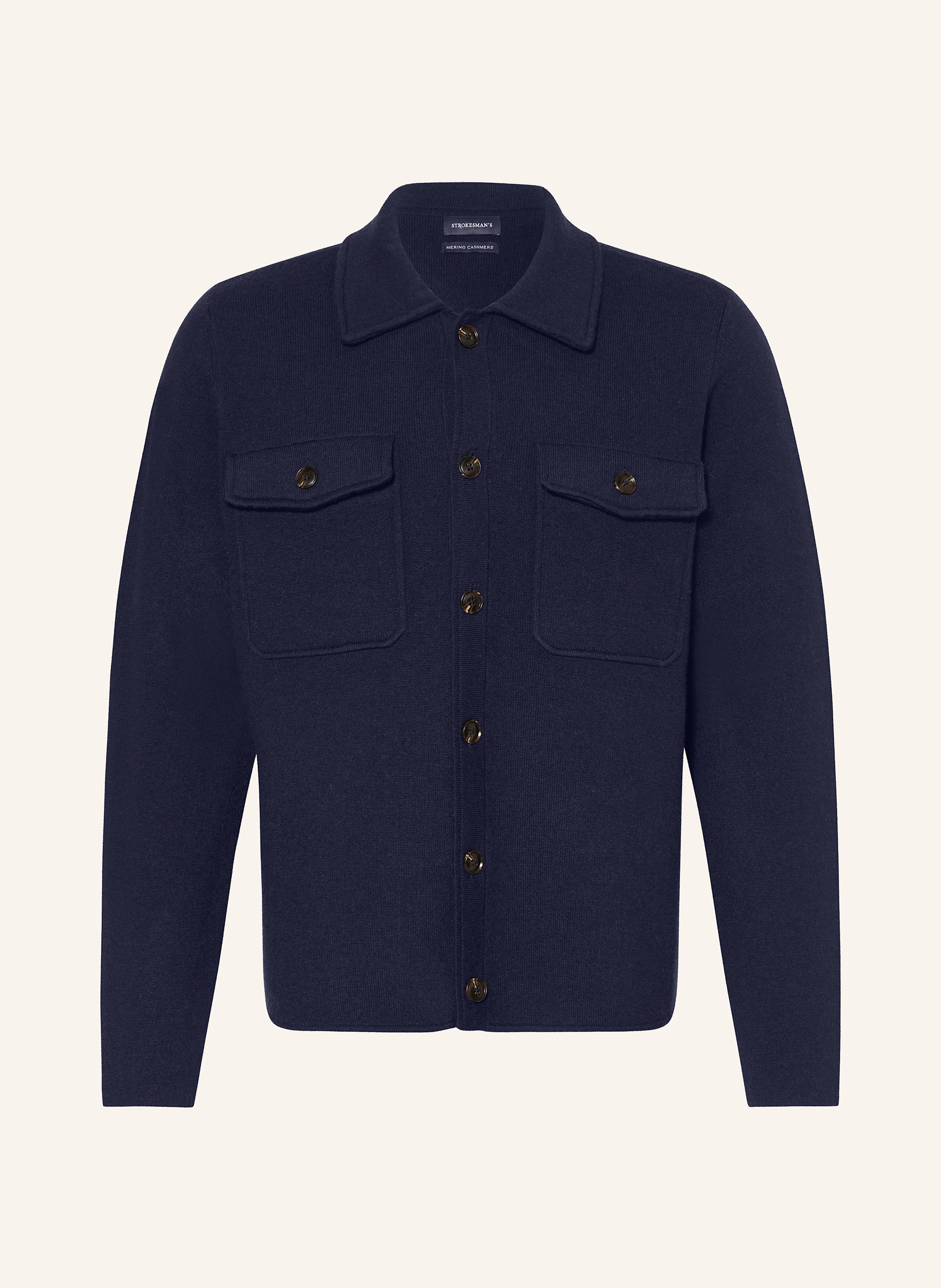 STROKESMAN'S Strickjacke aus Merinowolle