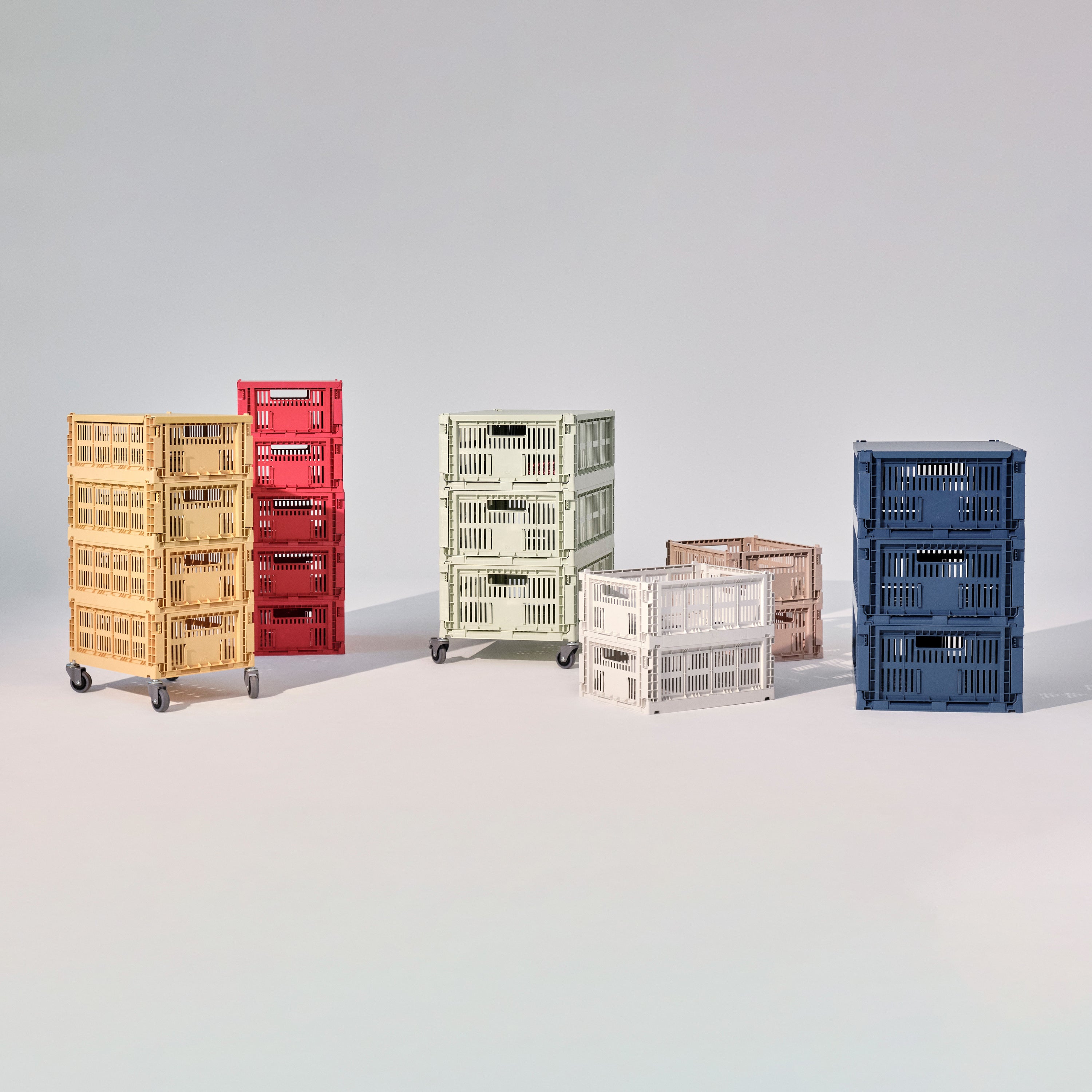 HAY Colour Crates Krat Deksel M - Rechthoekig - Off-White